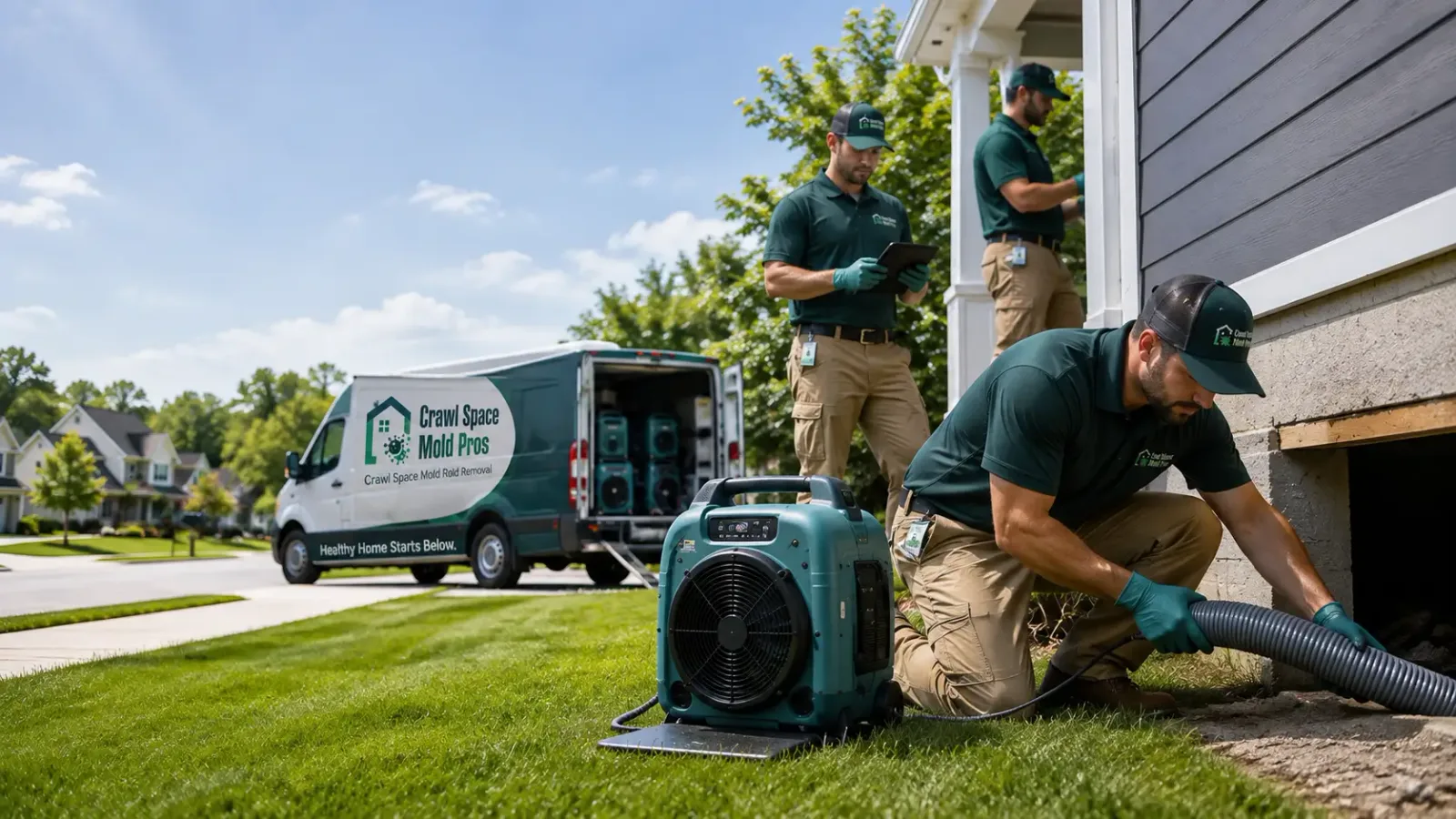 Crawl Space Mold Removal in Lyndeborough, NH